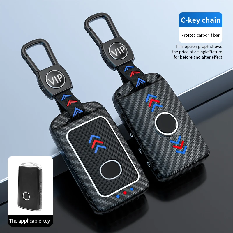 ABS Carbon Fiber Pattern Car Key Case Cover Fob Shell for Mazda 3 Alexa CX30 CX-30 CX-5 CX5 CX3 CX-3 CX8 CX-8 CX9 CX-9