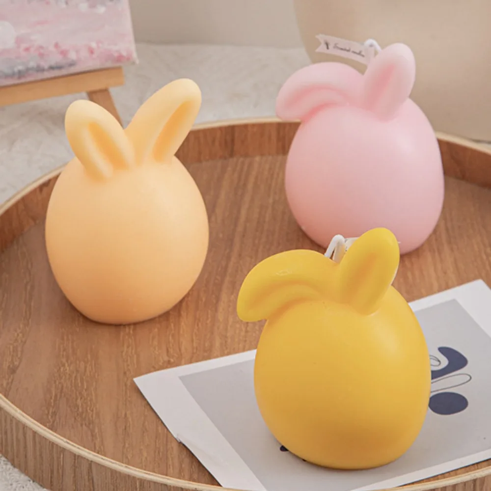 Складная силиконовая форма в виде ушей кролика мыла смолы с кристаллами милые