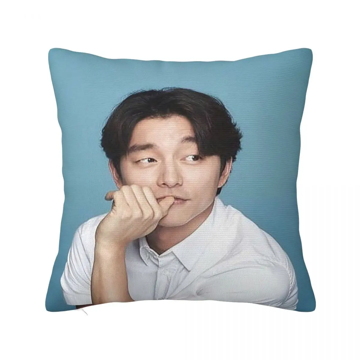 

Gong Yoo Movie Star Pillowcase Soft Polyester Cushion Cover Gift Korean Idol Pillow Case Cover Home Zipper 45*45cm