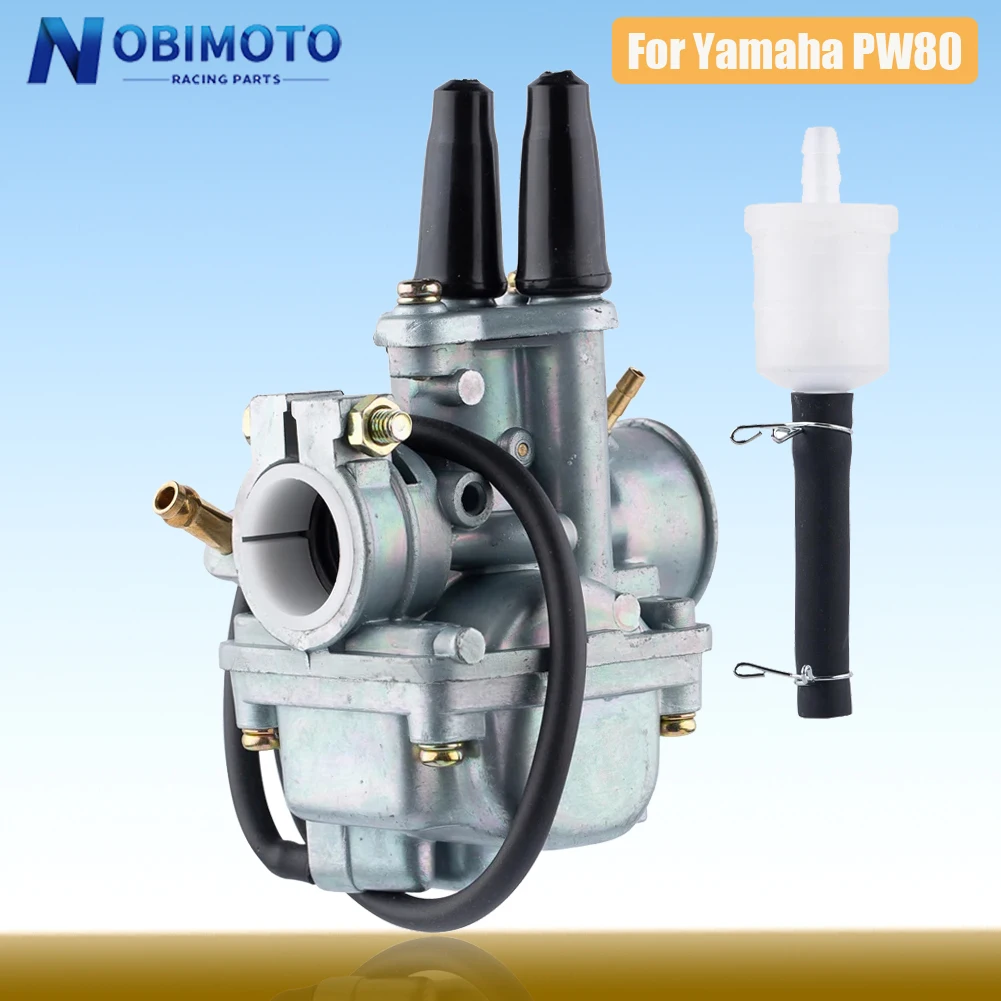 Карбюратор мотоцикла для Yamaha PW80 Yzinger 80 1983-2012 BW80 1986-1990 Jianshe PY80 CY80 Minibike Dirt Bike 21 Вт 141010100