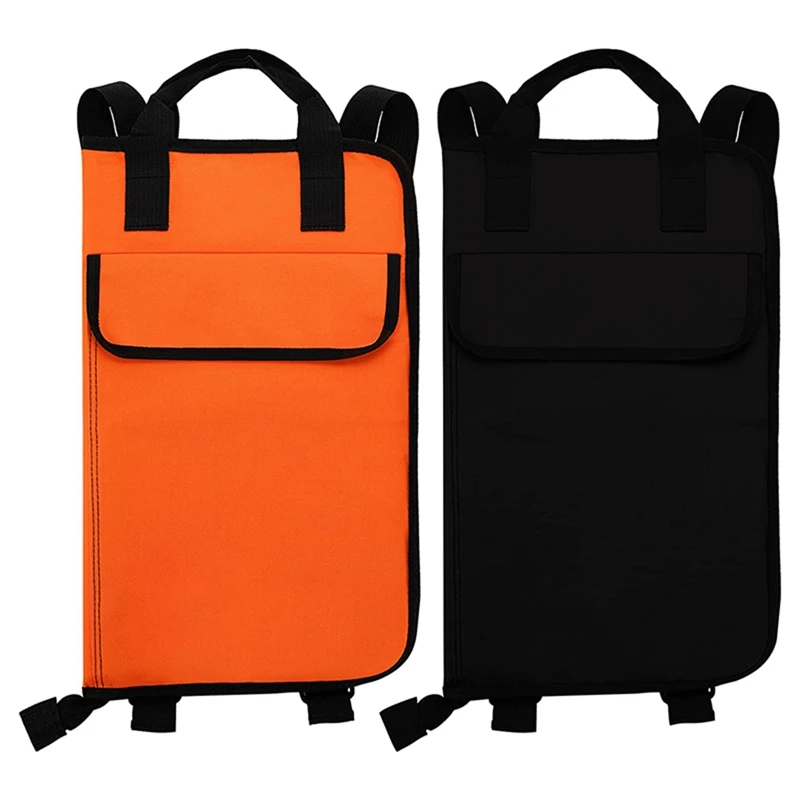 

Чехол для барабанных палочек, 12 пар чехлов для хранения с противоударным карманом, вместительная подвесная Портативная сумка для палочек