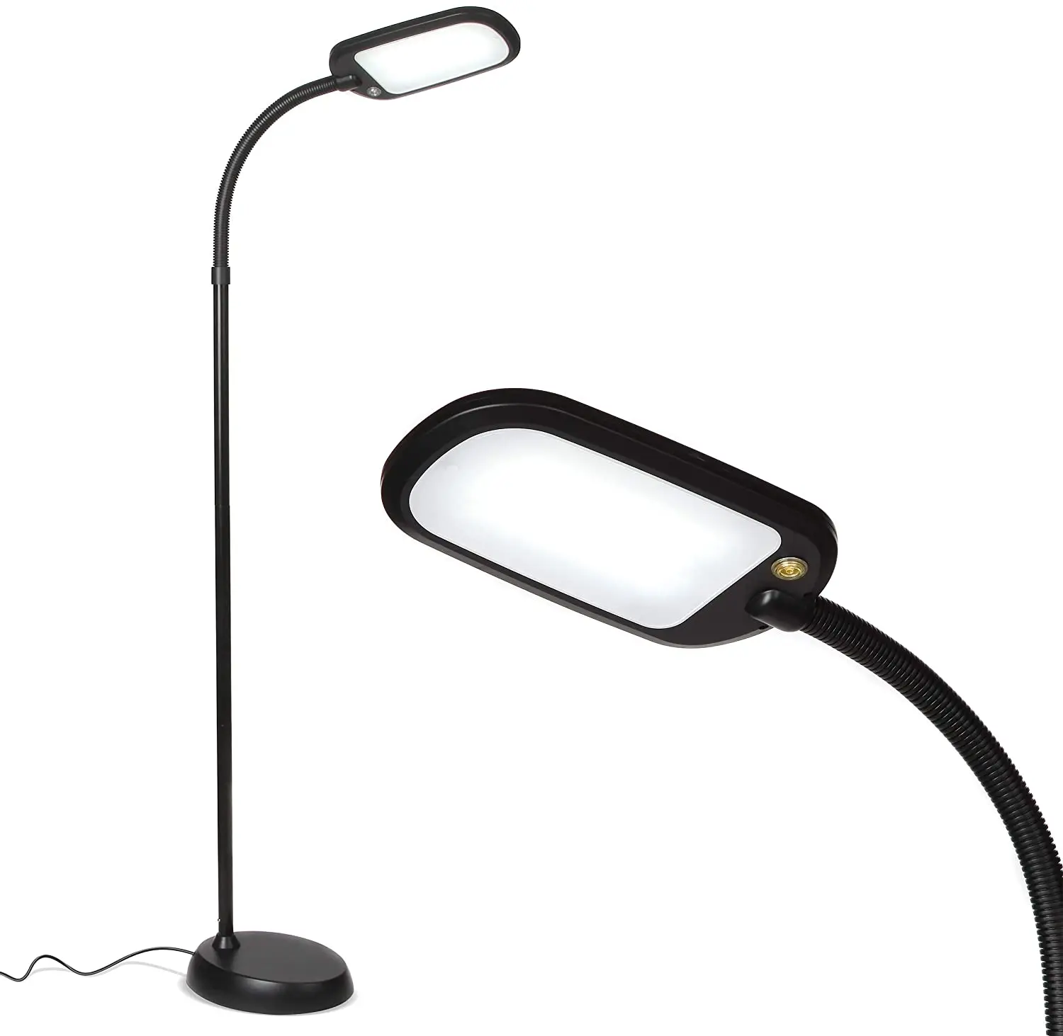 

LitespanSlim 55 in. Brown LED Floor Lamp