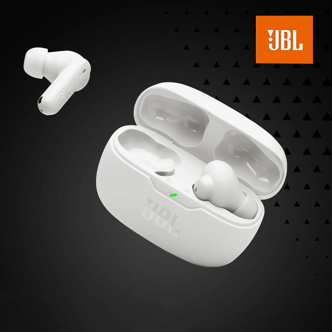 Фото JBL WAVE BEAM 2, официально авторизованная беспроводная Bluetooth-гарнитура-вкладыш, адаптивное шумоподавление, защита от пота для спортивных звонков №1