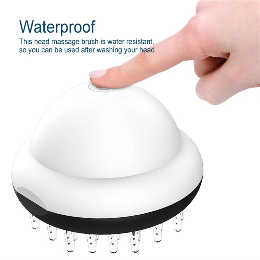 

Беспроводная электрическая Массажная Расческа для путешествий Шея Плечи бедра силиконовая Антистатическая Водонепроницаемая Массажная щ...