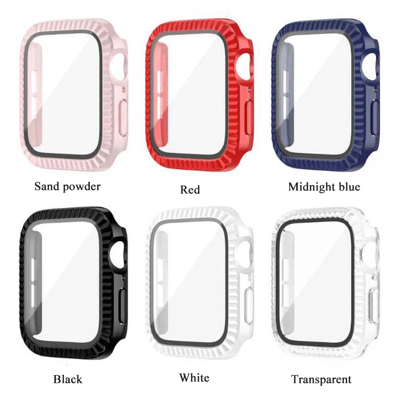 

Watch Cover for Apple Watch Case 6 SE 5 4 3 2 1 40mm Case + Screen Cover for iwatch series 3 Case 42mm 38mm Watch Accessorie