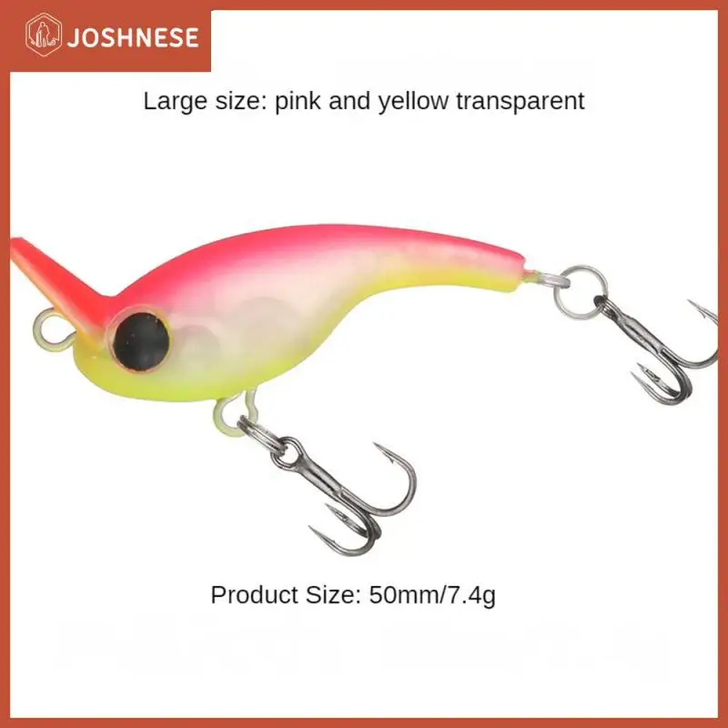 

Simulation Bait Tongue Plate Reverse Design Fine Layers Fishing Accessories Surface Texture Luya Bait 7.4g Fishing Bait 50mm