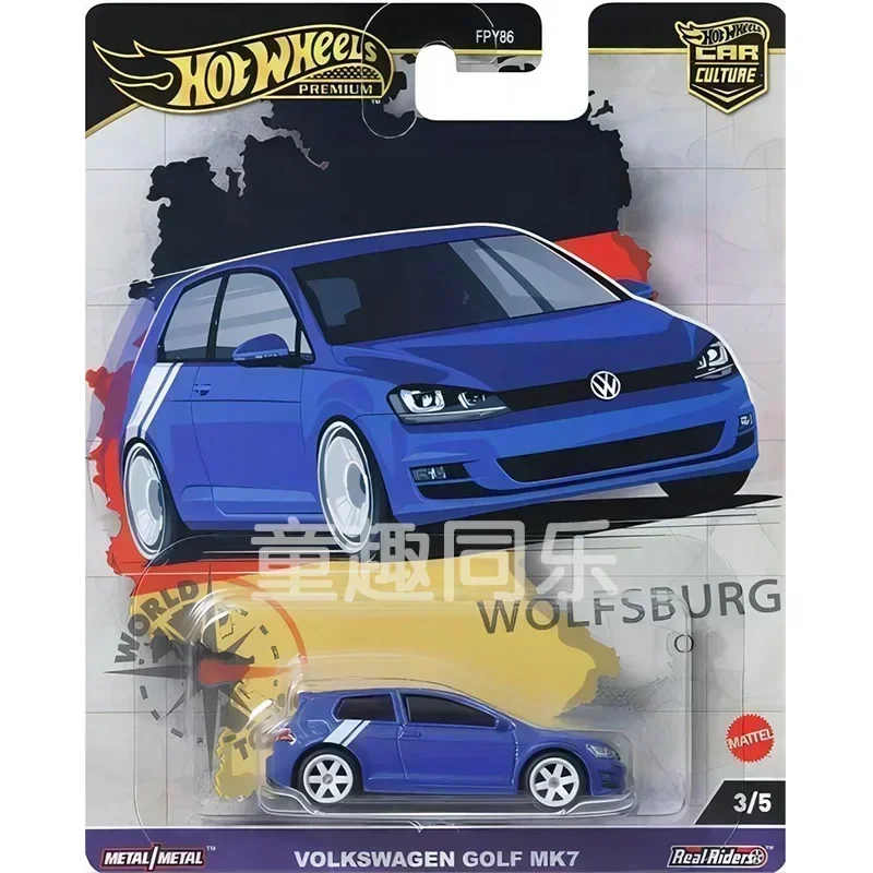 Hot Wheels Car Culture World Tour Series Модель автомобиля из сплава 1/6 Romeo Subaru Volks Wagenwerk Audi Модели
