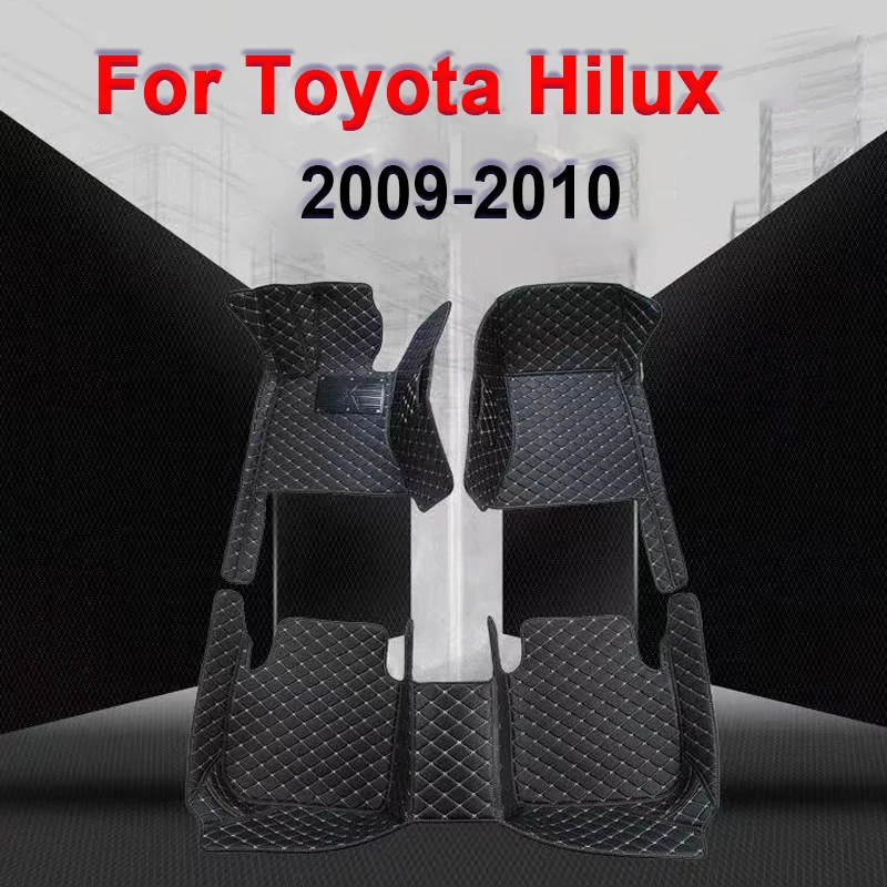 

Car floor mats for Toyota Hilux 2door 2009-2010 Custom auto foot Pads automobile carpet cover car accessories