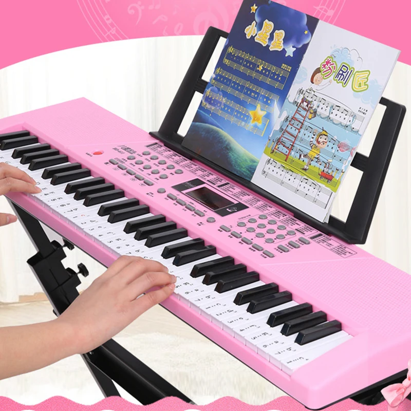 

Plastic Organ Electronic Digital Portable Musical Quality Keyboard Children Piano Flexible Teclado Infantil Electric Instrument