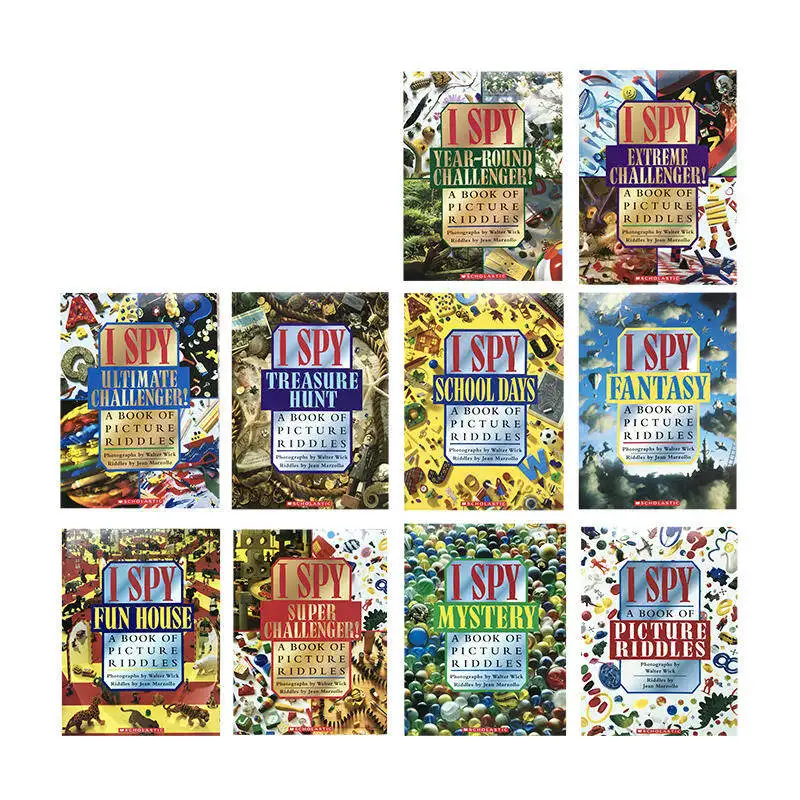 Фото Оригинальные детские популярные обучающие книги, 10 шт., школьная и шпионская коллекция, книга с рисунками на английском языке №3
