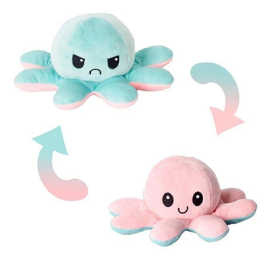 

Reversib Home pulpo Octopus Decor Plush estallarlo Toy anime Figurines Bedroom pulpo super shifter Mood Dolls Desktop
