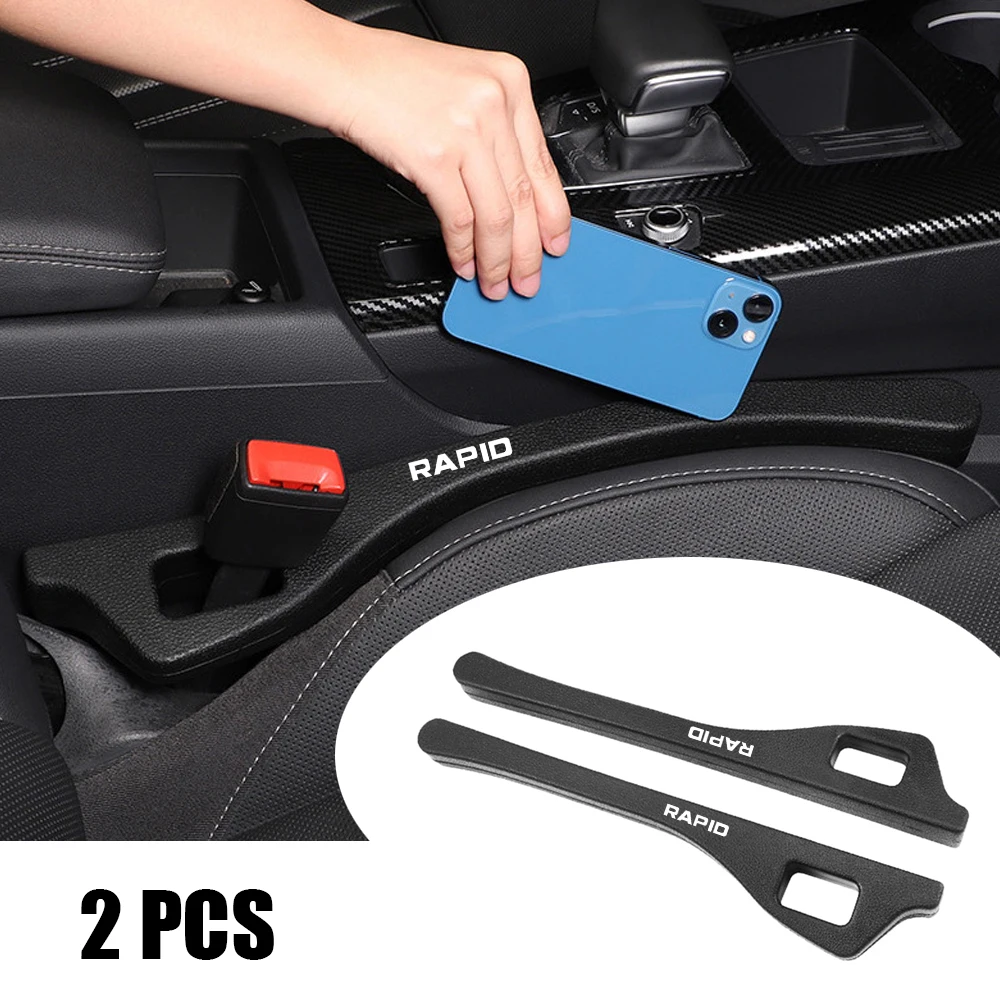 

2PCS Car Seat Gap Filler Leak-proof Filling Strip For Skoda Rapid SpaceBack Hatchback Auto Interior Styling Accessories