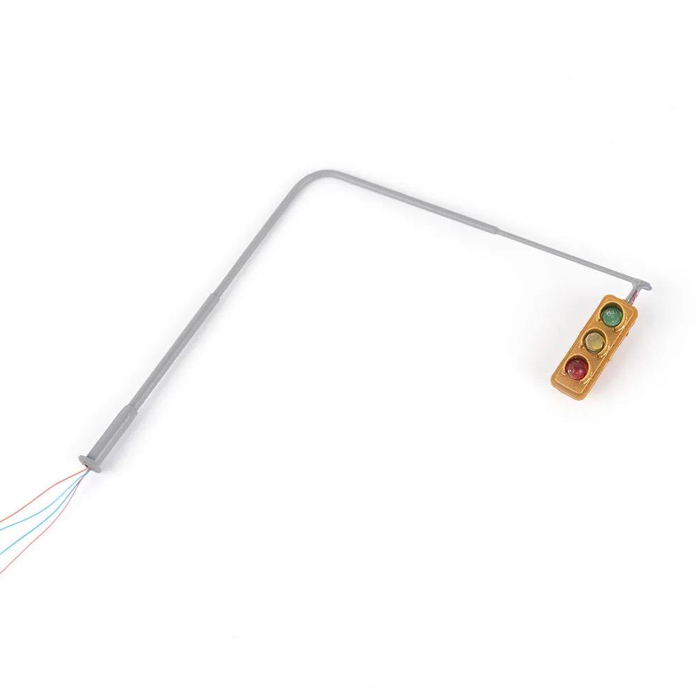 

100% Brand New Painted Signals Traffic Light Signal LED Street Thread Base Train Walk With Wires 20mA Be Lighted