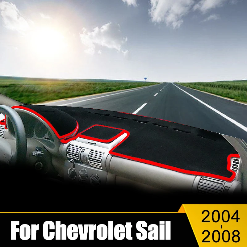 

Car Dashboard Cover Avoid Light Pad Sun Shade Anti-UV Carpets Non-Slip Case Mats For Chevrolet Sail 2004 2005 2006 2007 2008