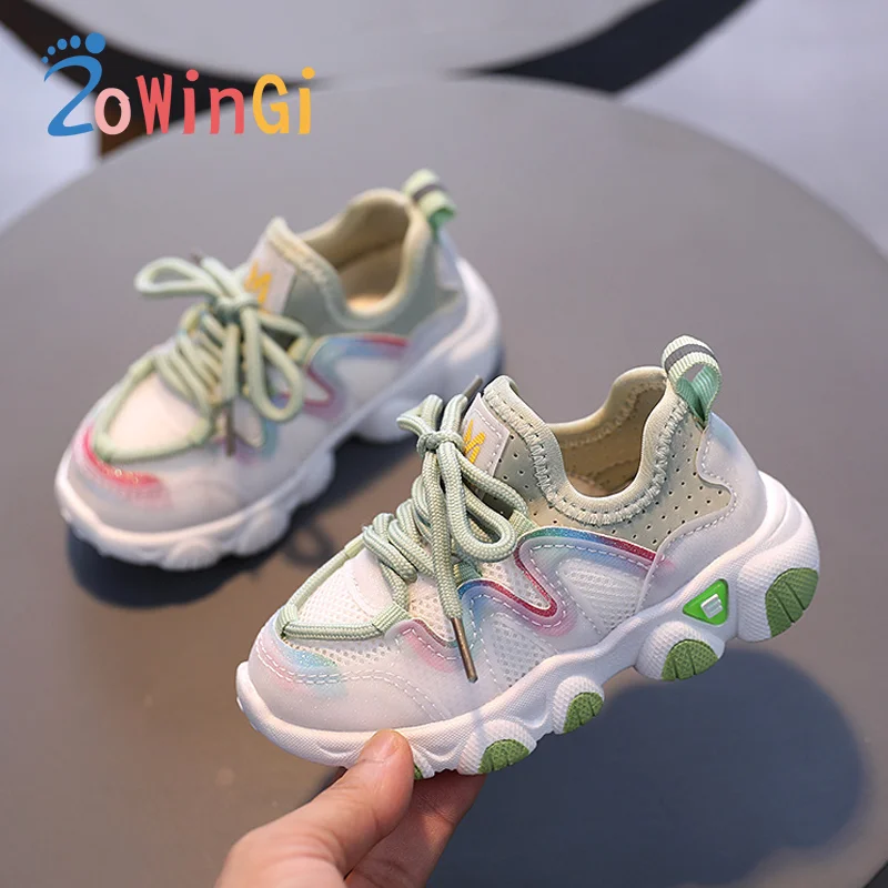 

Size 21-30 Sneakers for Boys Sneakers Children's Footwear Air Mesh Breathable Running Sports Shoes tenis infantil menina
