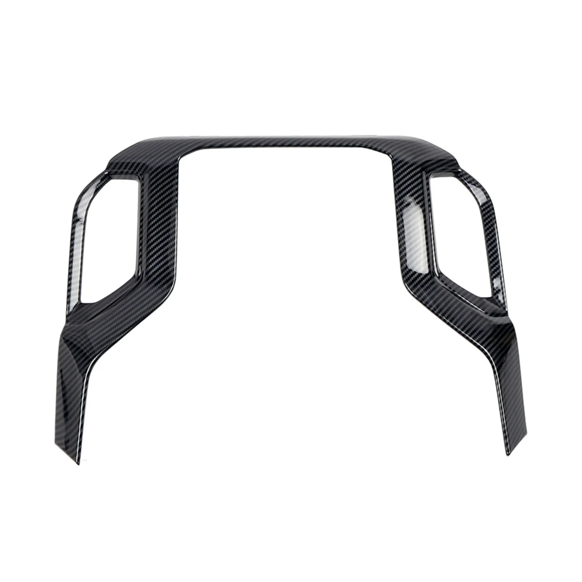 

Car Carbon Fiber Center Console Dashboard Navigation A/C Outlet Cover Trim Panel for Chevrolet Silverado 2019-2022