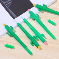 durable creative student cute water based pen signature pen office stationery cactus gel pen