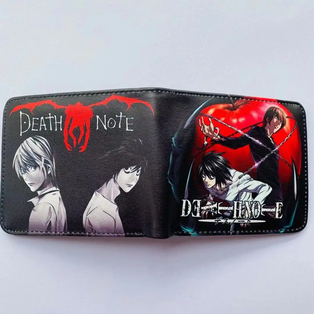 Короткий кошелек аниме Death Note с карманом для монет сумка денег мужчин и женщин |