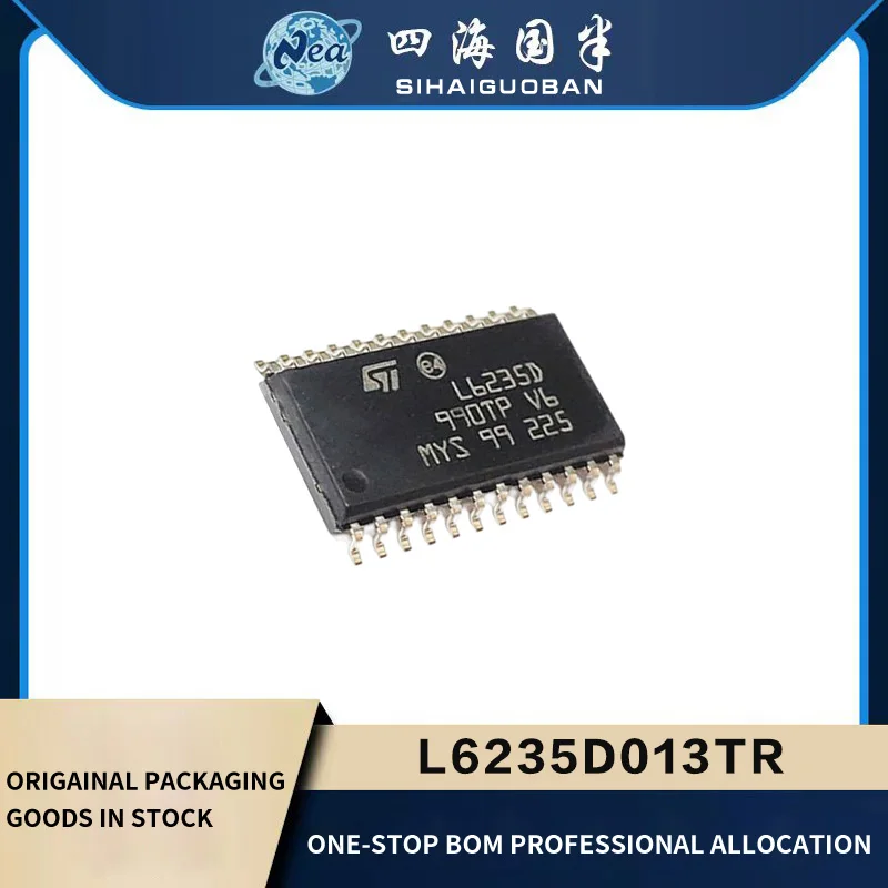 Драйвер двигателя L6234PD013TR HSOP20 L6235D013TR SOP24 IC 7 в-52 в 20POWERSO, оригинал, 1 шт.
