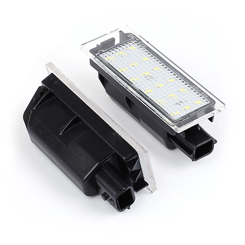 Автомобильный Фонарь без ошибок освещение для номерного знака Renault Megane 2 Clio Laguna 3