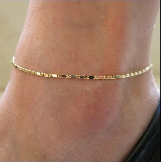 

Delysia King Simple and popular beach chain anklet