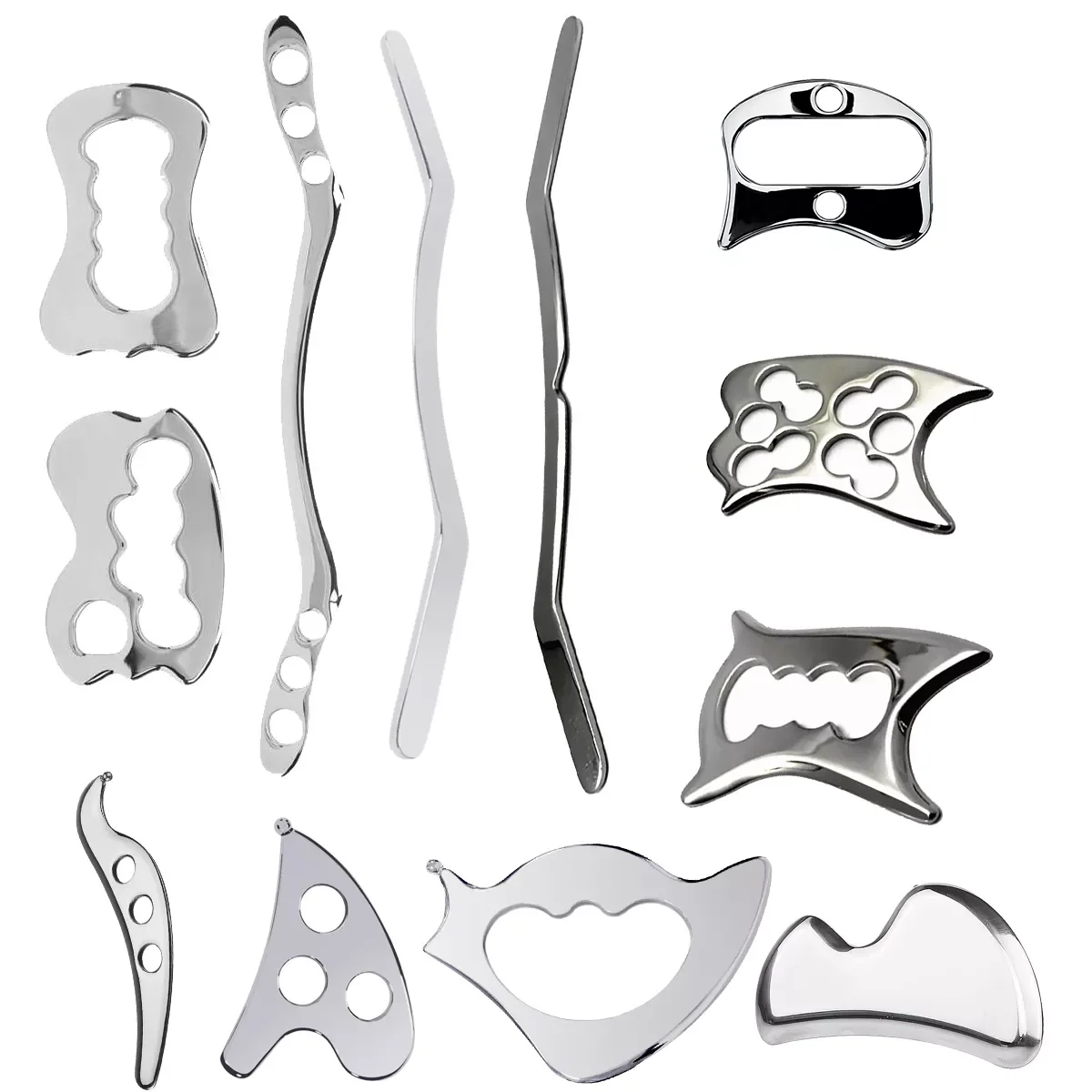 

Gym IASTM Soft Tissue Fitness Muscle Fascia Tool & GUA SHA Acupressure SPA Massage Body Relaxation Physical Therapy Equipmen