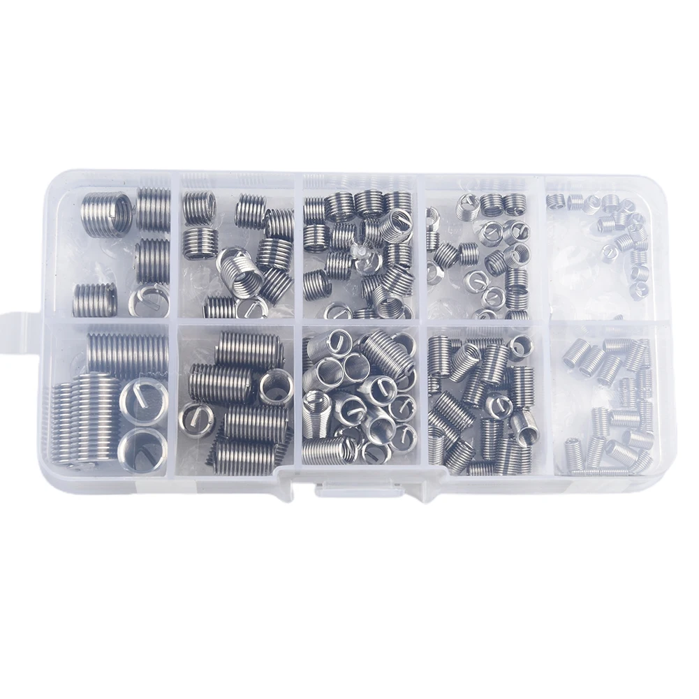 

Brand New Threaded Inserts 304 Stainless Steel Car Accessories Car Parts Threaded Inserts Avoid Workpiece Loss