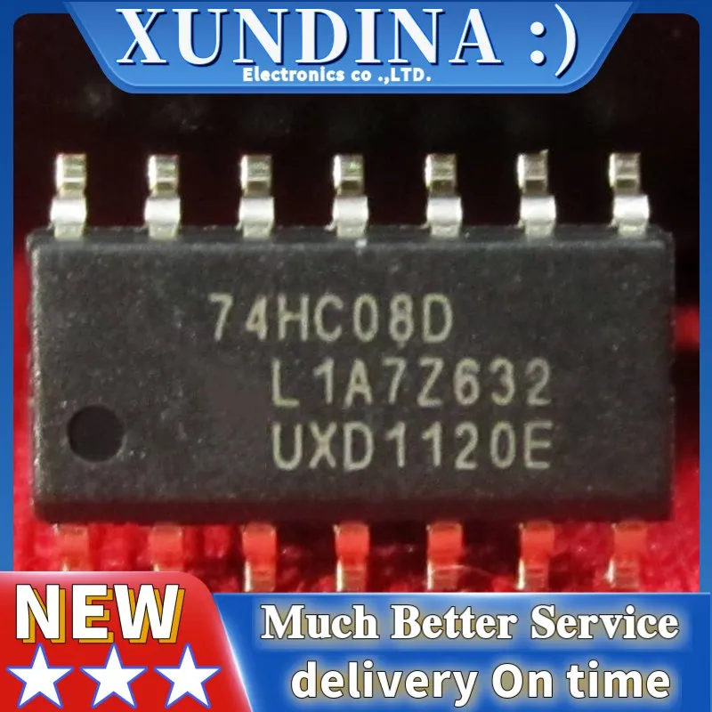 

10 шт./лот 74HC08D SN74HC08DR SOP14 новая и оригинальная интегральная схема
