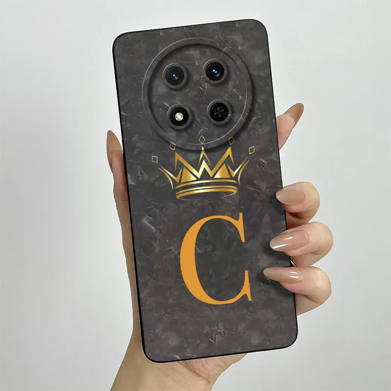 Чехол для Honor X9c чехол 5G модный прочный бампер с буквами и линзами защитные чехлы