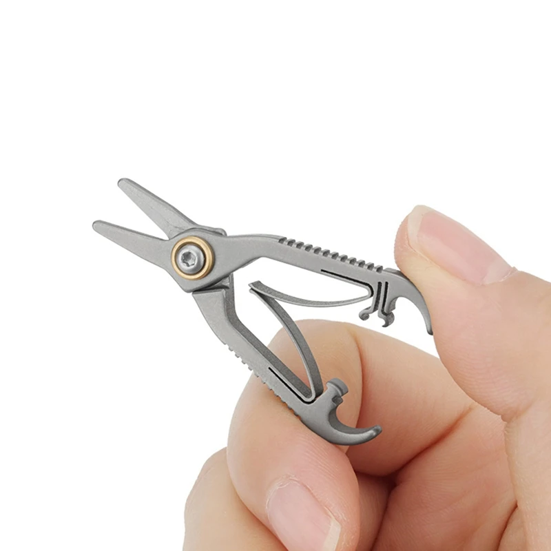 Мини-ножницы из титанового сплава волосы в носу маленькие ножницы портативные