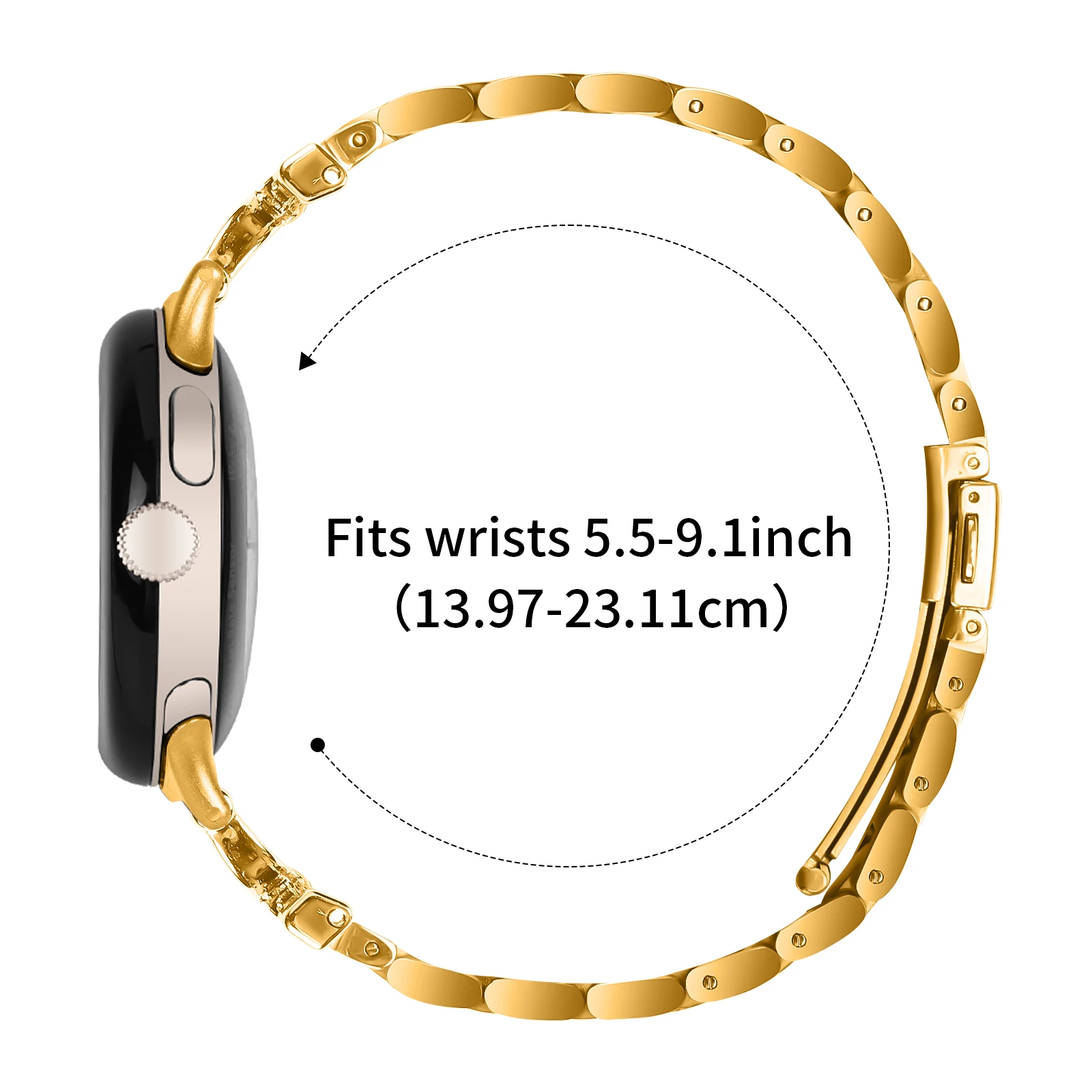 Металлический ремешок для Google Pixel Watch21, сменный браслет из нержавеющей стали без зазоров для Google Pixel Watch3 4 41 мм, аксессуары (art.: 3920da02c46f4) - 3920da02c46f4