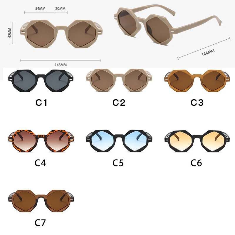 Солнцезащитные очки LeonLionPolygon для женщин и мужчин стильные роскошные брендовые