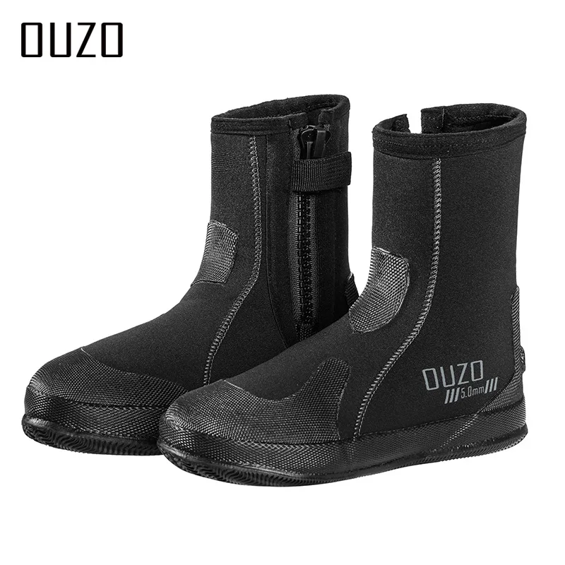

Outdoor Sports Water Sports Diving Snorkeling Surfing Swimming Boating Boots 5mm Neoprene Diving Boots Non-Slip Sole