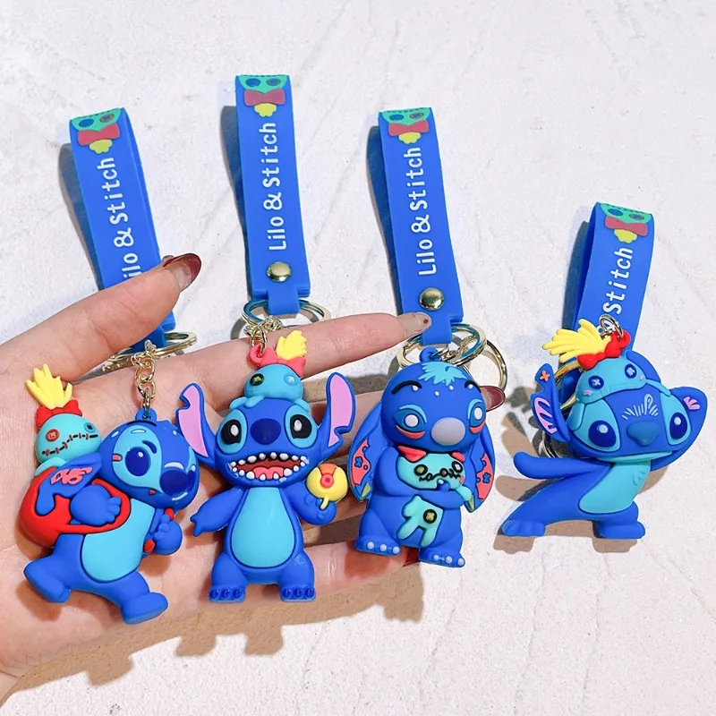 Оригинальный новый брелок Disney Stitch с героями мультфильмов аниме милый модный