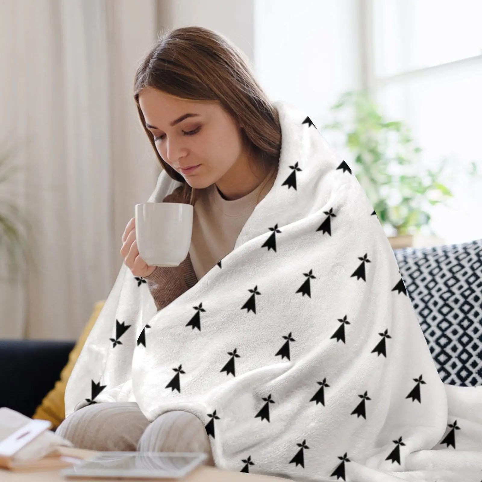 Одеяло Breton Ermine одеяла для детей диванов самые мягкие