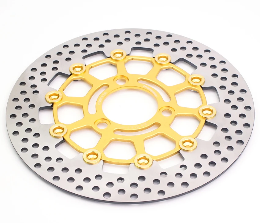 

3 монтажных отверстия 260 мм, алюминиевый сплав, плавающий диск, тормозные дисковые Тормозные колодки для мотоцикла, быстрое охлаждение рук, передний и задний дисковые тормоза