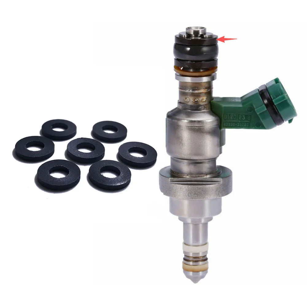 

Комплекты топливных форсунок GDI (50/100 шт.) с резиновыми уплотнителями PTFE 23250-31020, 23209-31020 для Lexus IS250, GS300 2.5L V6, Toyota Crown