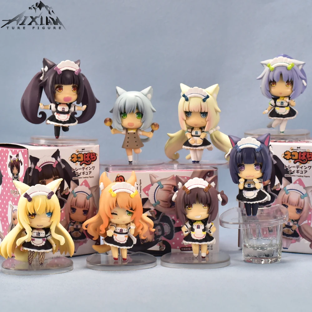 Фигурка героя аниме Aixlan Q Version NEKOPARA Chocola ваниль азуки кокосовый клен Корица