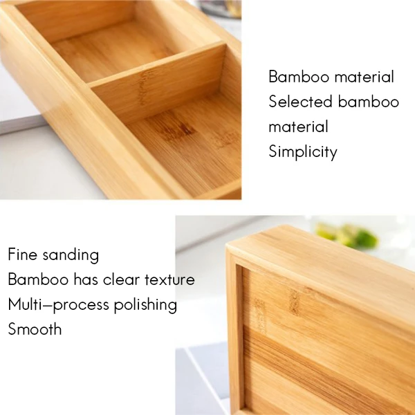 Креативная коробка для сухофруктов из бамбукового дерева 9-сетка контейнер