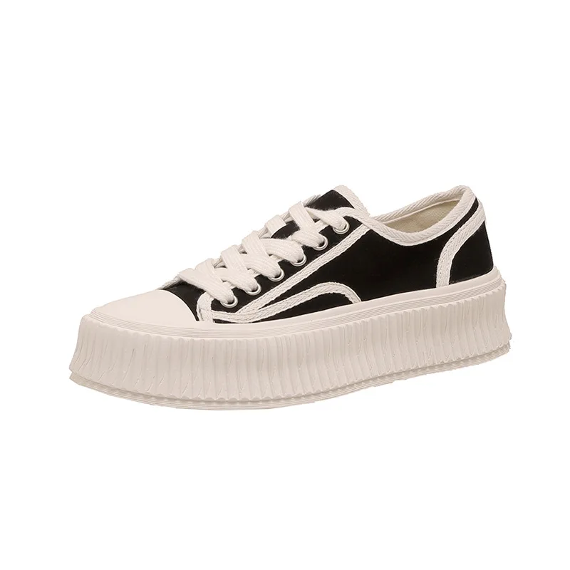 

Canvas Shoes Women's 2022 New Summer Thin Flat Casual Women's Shoes Thick Bottom Shoes Platform Bottom Biscuit Shoes