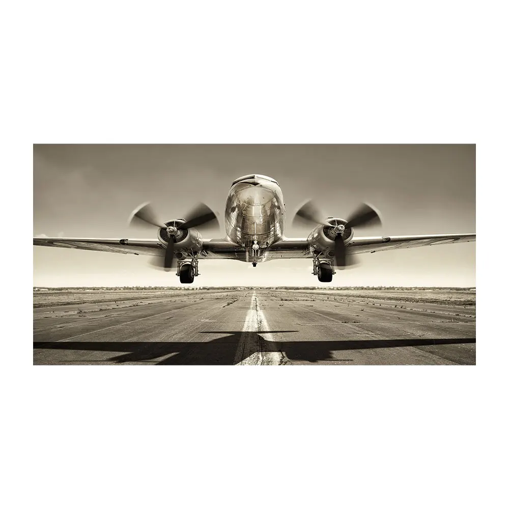 

Винтажный плакат с самолетом, Fashionista