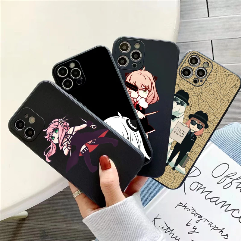 

Japan Anime NSPY×FAMILY Phone Case For iPhone 11 13 12 Pro Max 12 13 Mini X XS XR MAX 5 6 6S 7 8 Plus Carcasa Silicone Cover