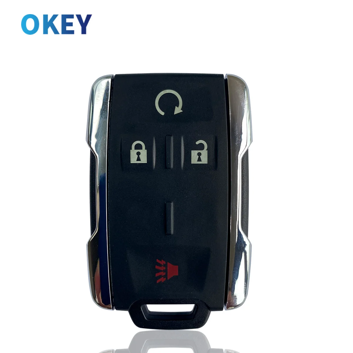 Okey Remote Car Key Shell Replacement Case For Chevrolet Silverado Colorado/GMC Sierra Canyon 2014 2015 2016 FCC: M3N-32337100