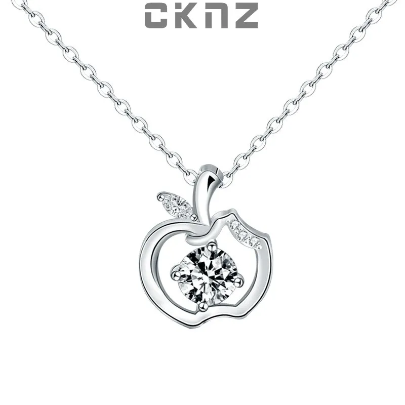 

Ожерелье женское из серебра 0,5 пробы с натуральным муассанитом 925 карата