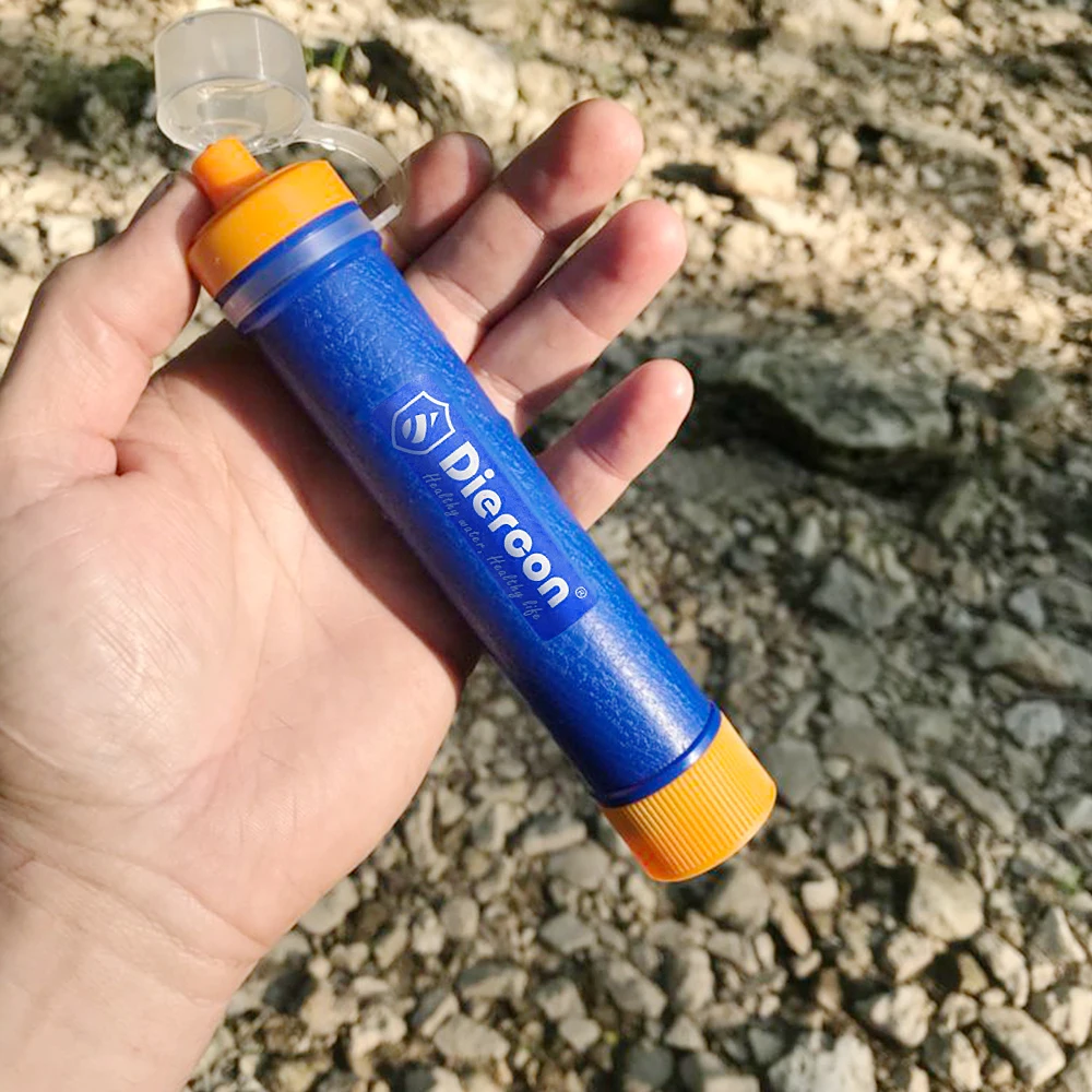 Персональный фильтр для воды соломинка 3-ступенчатая фильтрация портативное