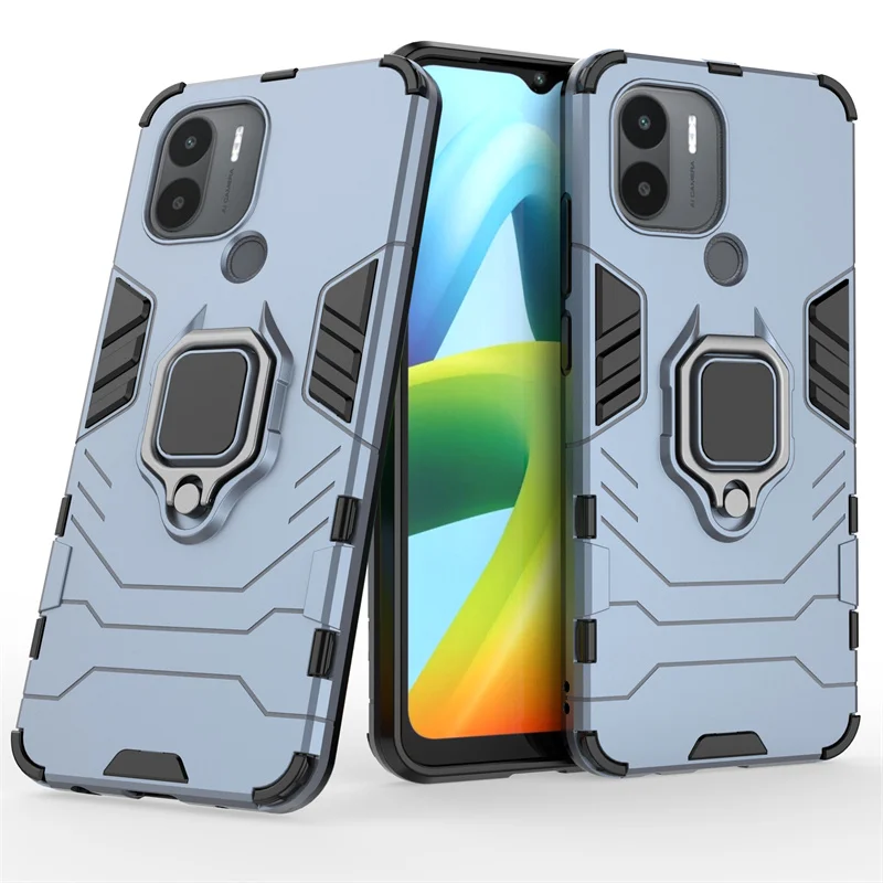 For Redmi A2 Plus Case Cover Xiaomi Redmi A2 A1 A 1 2 Plus Capa Shockproof Ring Magnetic Metal Holder Cover Redmi A2 Plus Fundas