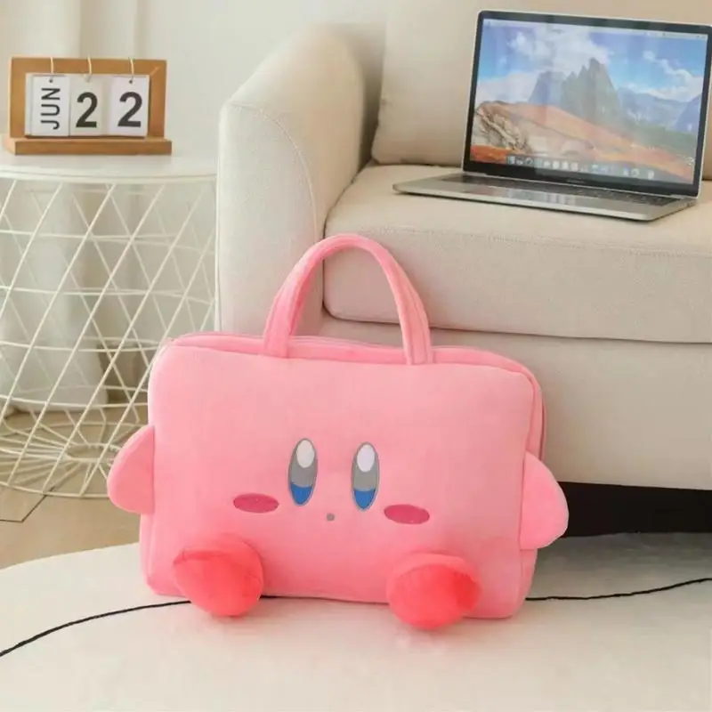 

Новинка Kawaii Star Kirby розовая плюшевая сумка для ноутбука аниме милая работа офисная сумка для рук Рождественский подарок на день рождения Опт...