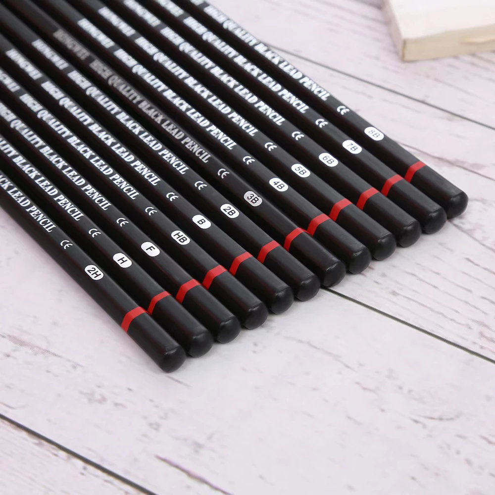 Семейный набор для рисования карандашей художников эскиз карандаш с древесным