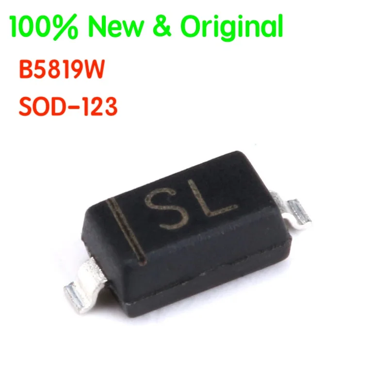 

50PCS/LOT B5819W SL B0530W SE B5817W SJ B0520LW SD SOD-123 SMD Schottky Diode 100% New & Original