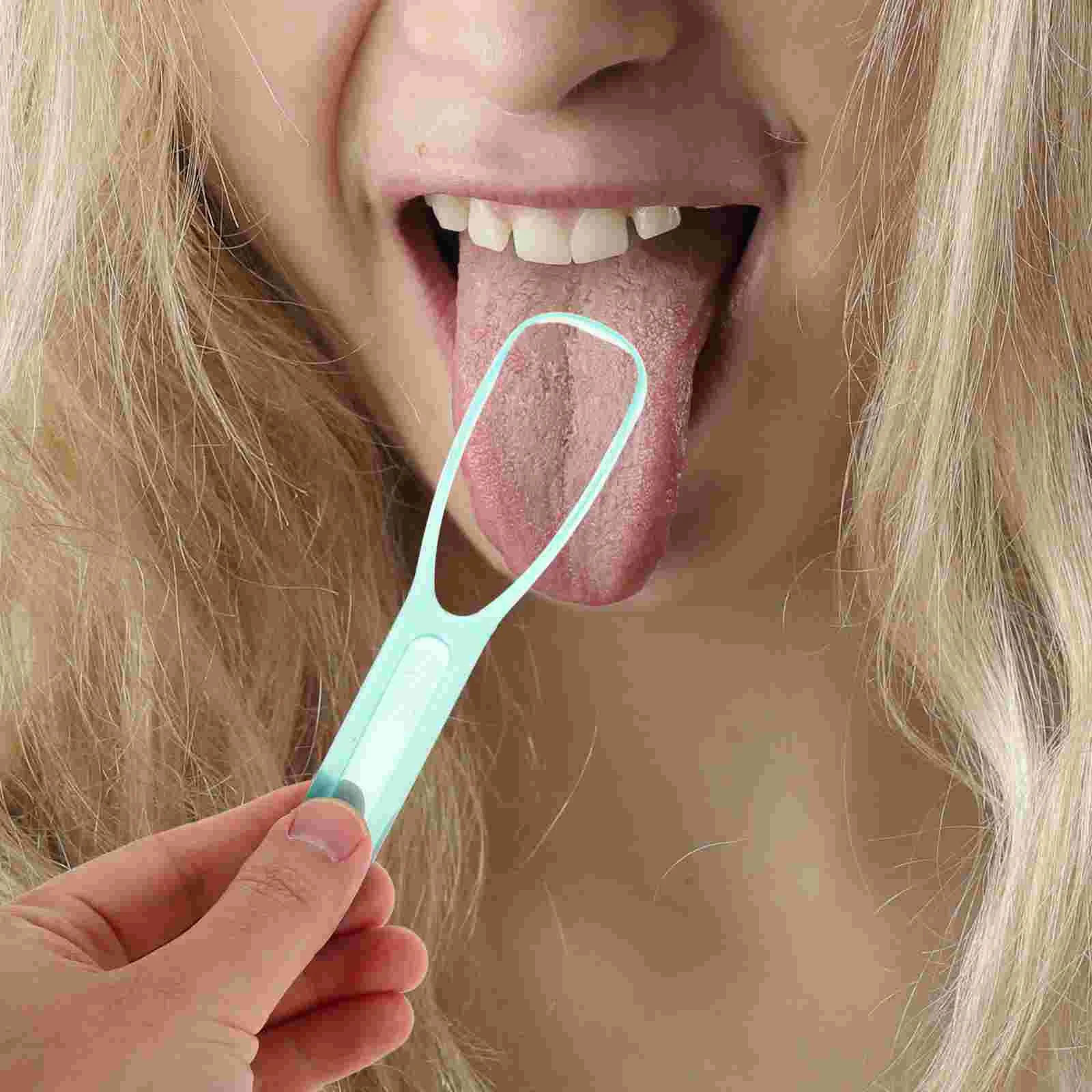 Скребок для языка скребок щетка покрытия пластиковый инструмент удаления камней